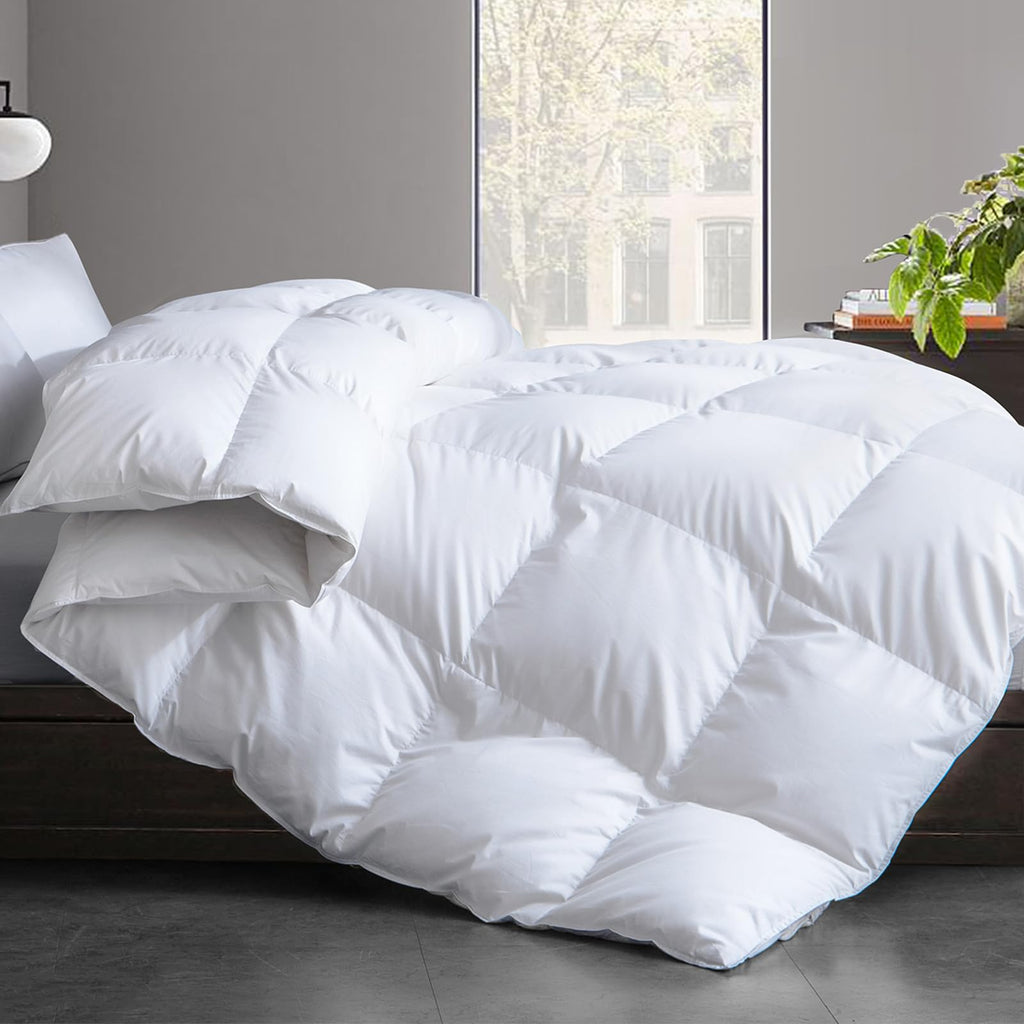 Feather and Down Fiber Comforter Duvet Insert for All Seasons