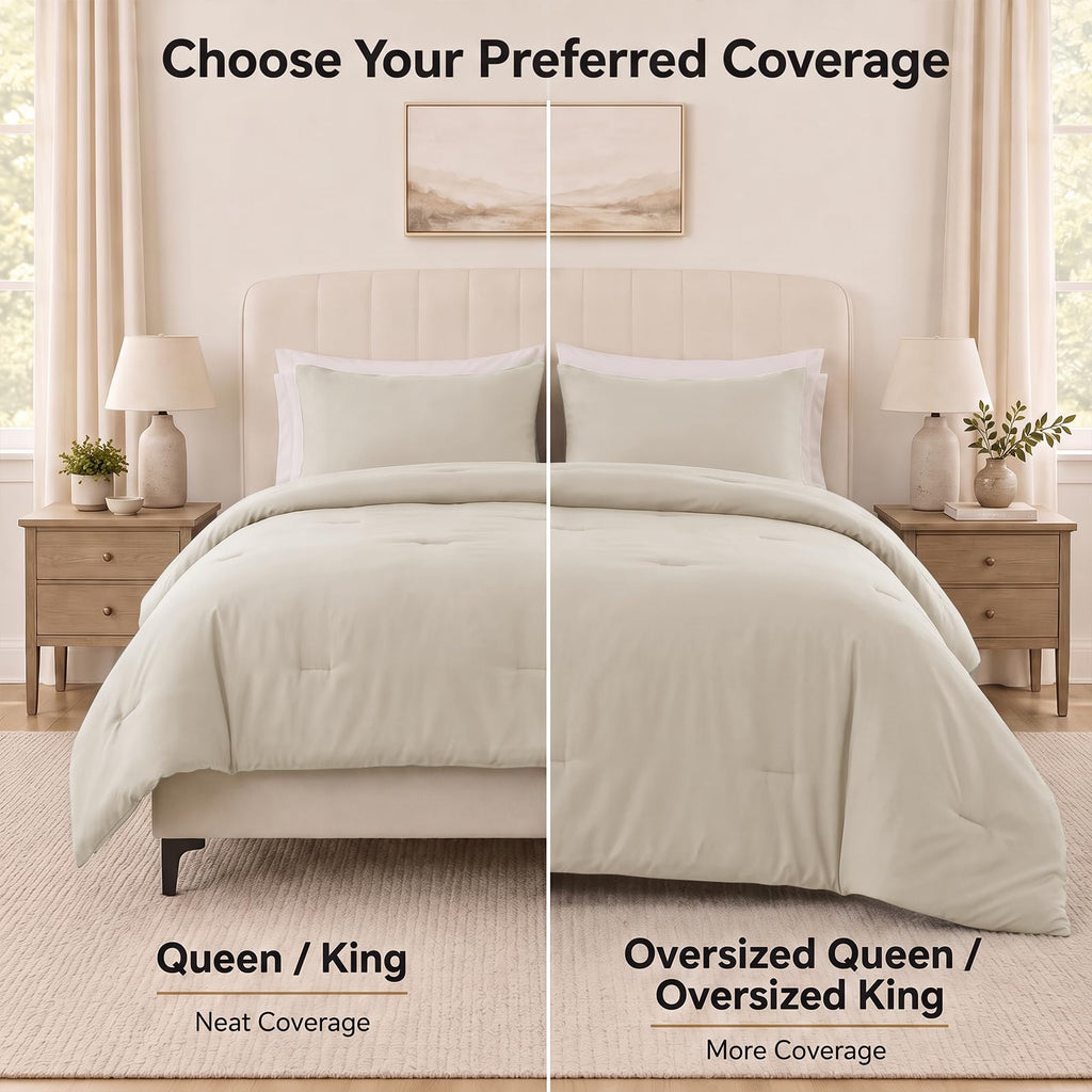 Down-Alternative Quilted Comforter Bedding Set
