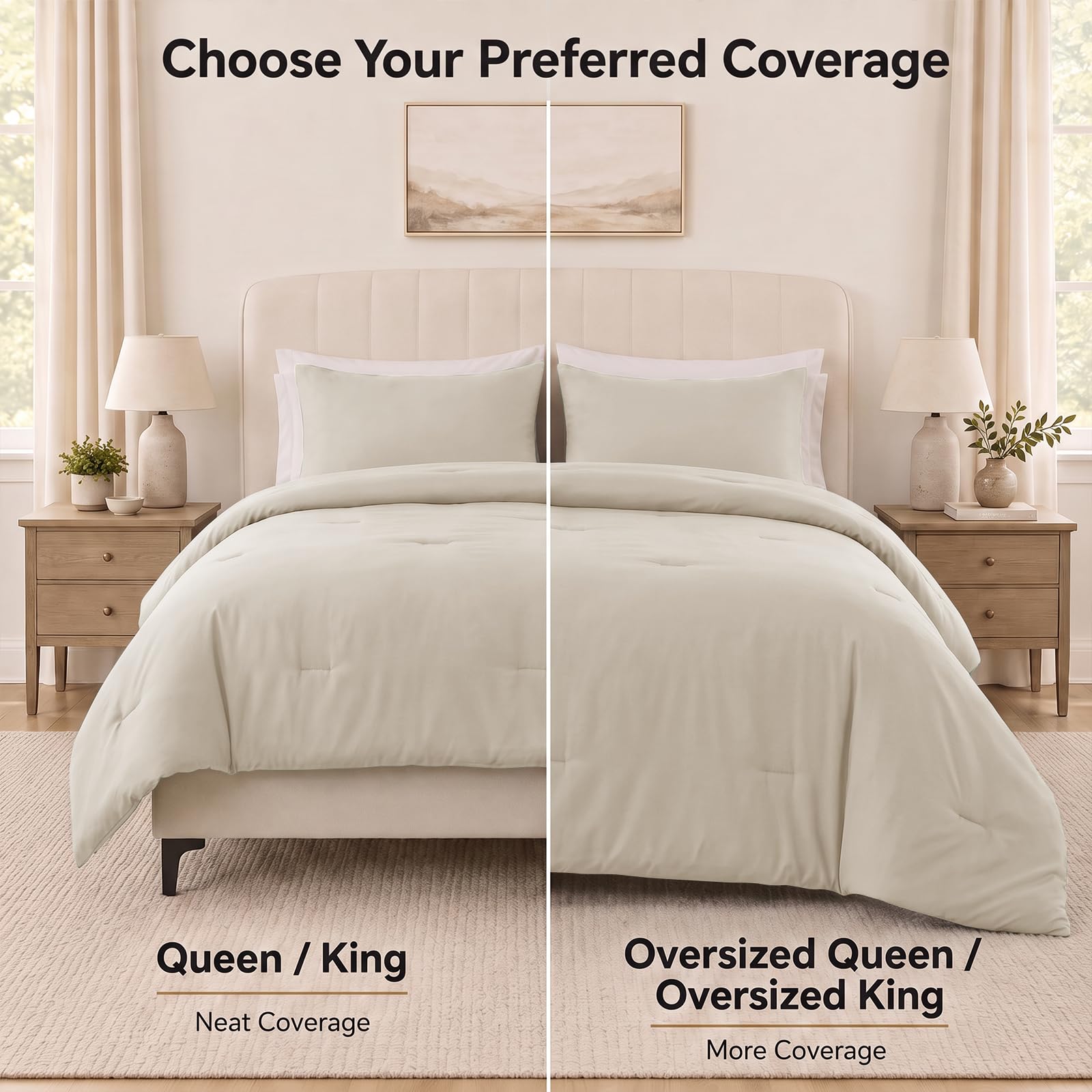 Down-Alternative Quilted Comforter Bedding Set