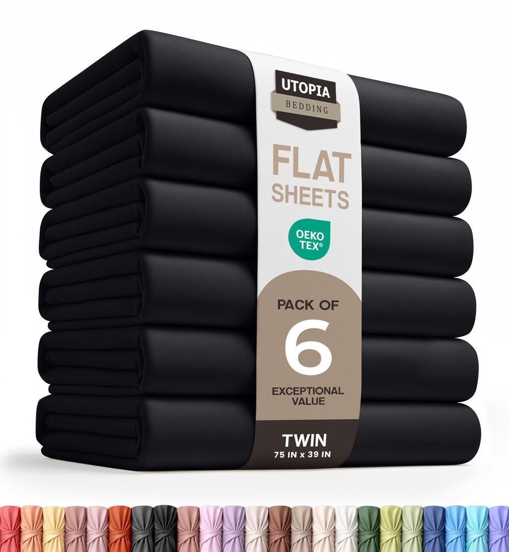 Ultra-Soft Breathable Hotel-Style Flat Bed Sheet
