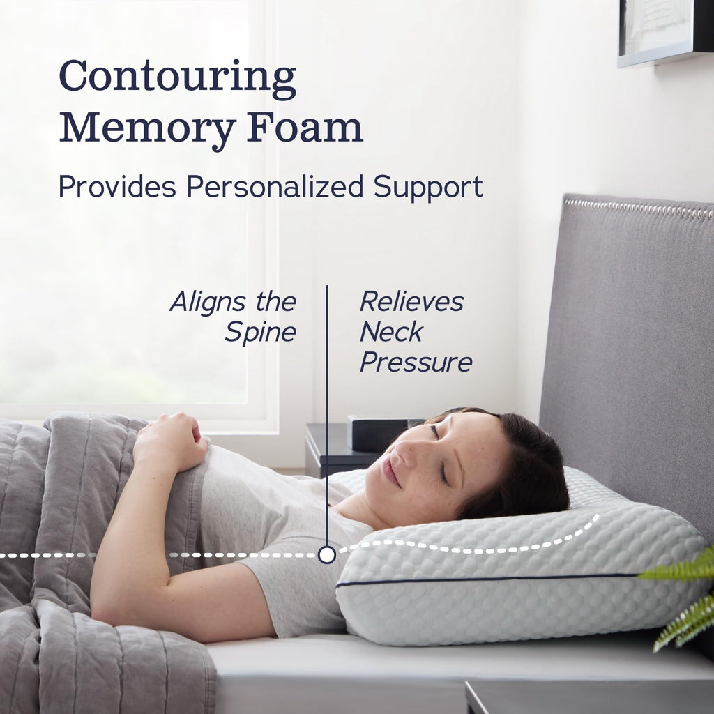 Cooling Gel Memory Foam Pillow for Comfortable Sleep