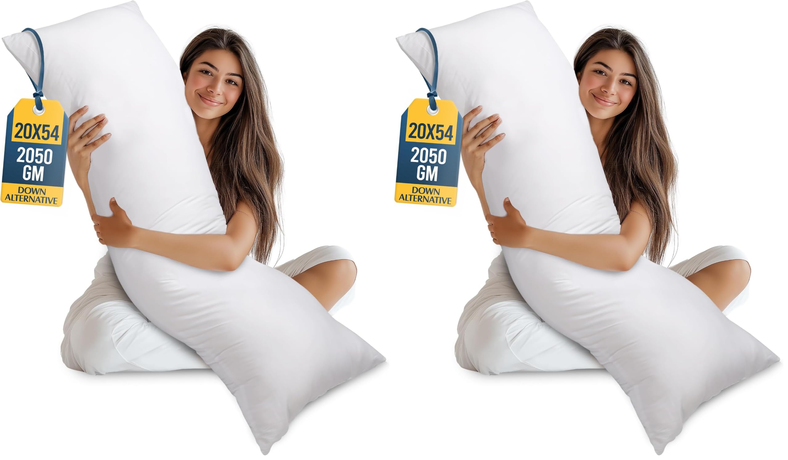 Full Body Pillow Insert for Side Sleepers and Adults