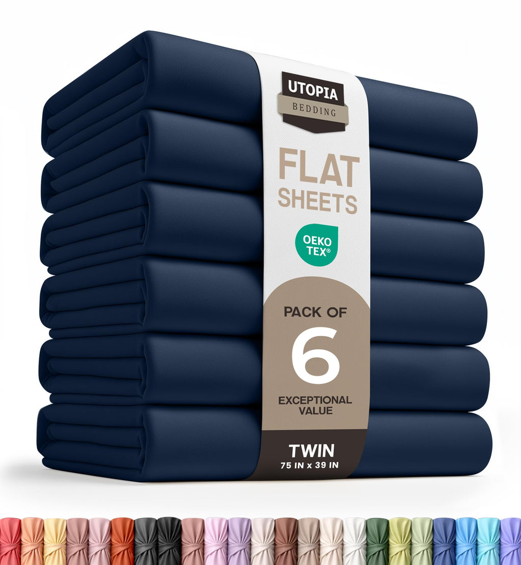 Ultra-Soft Breathable Hotel-Style Flat Bed Sheet