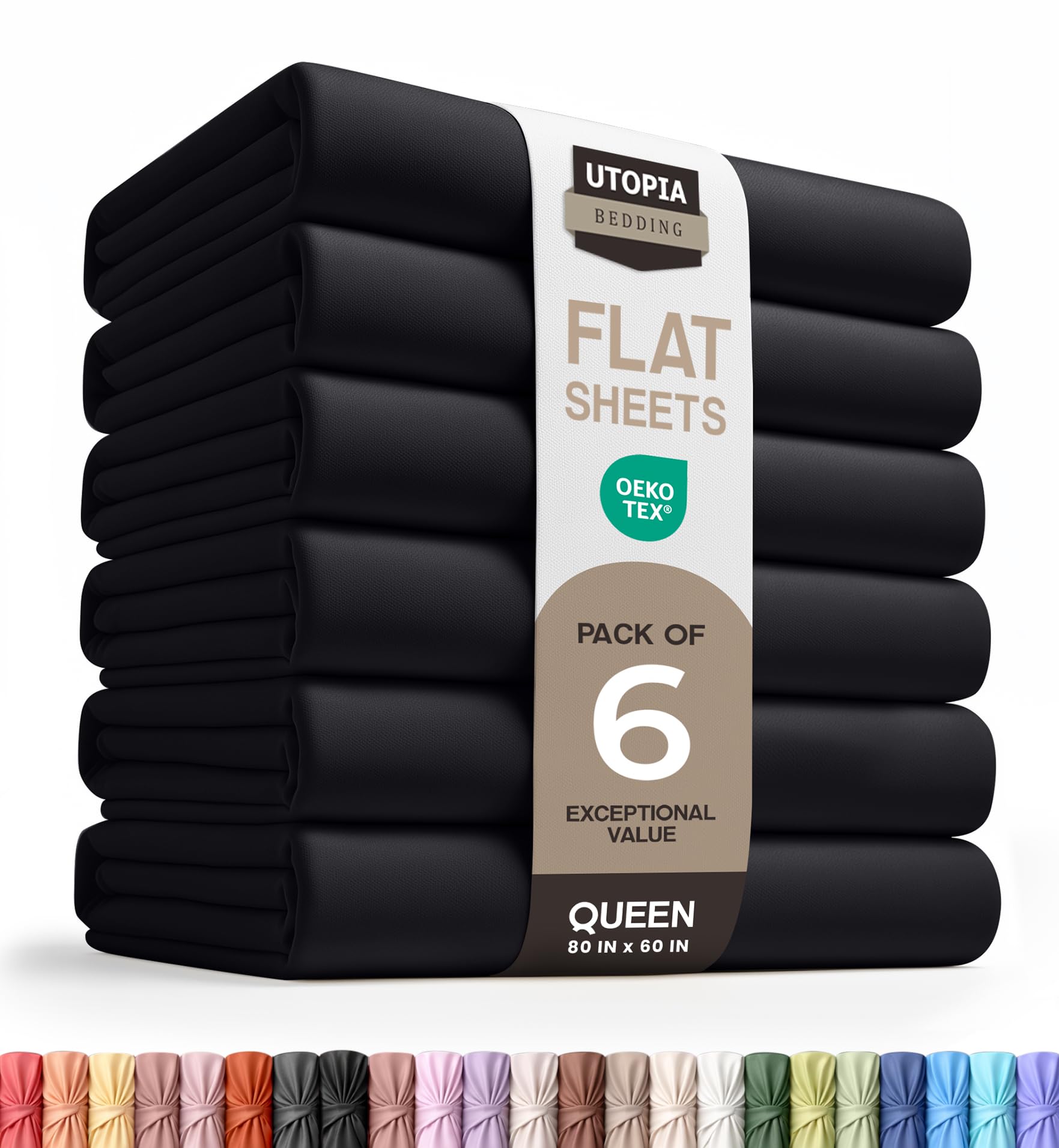 Ultra-Soft Breathable Hotel-Style Flat Bed Sheet