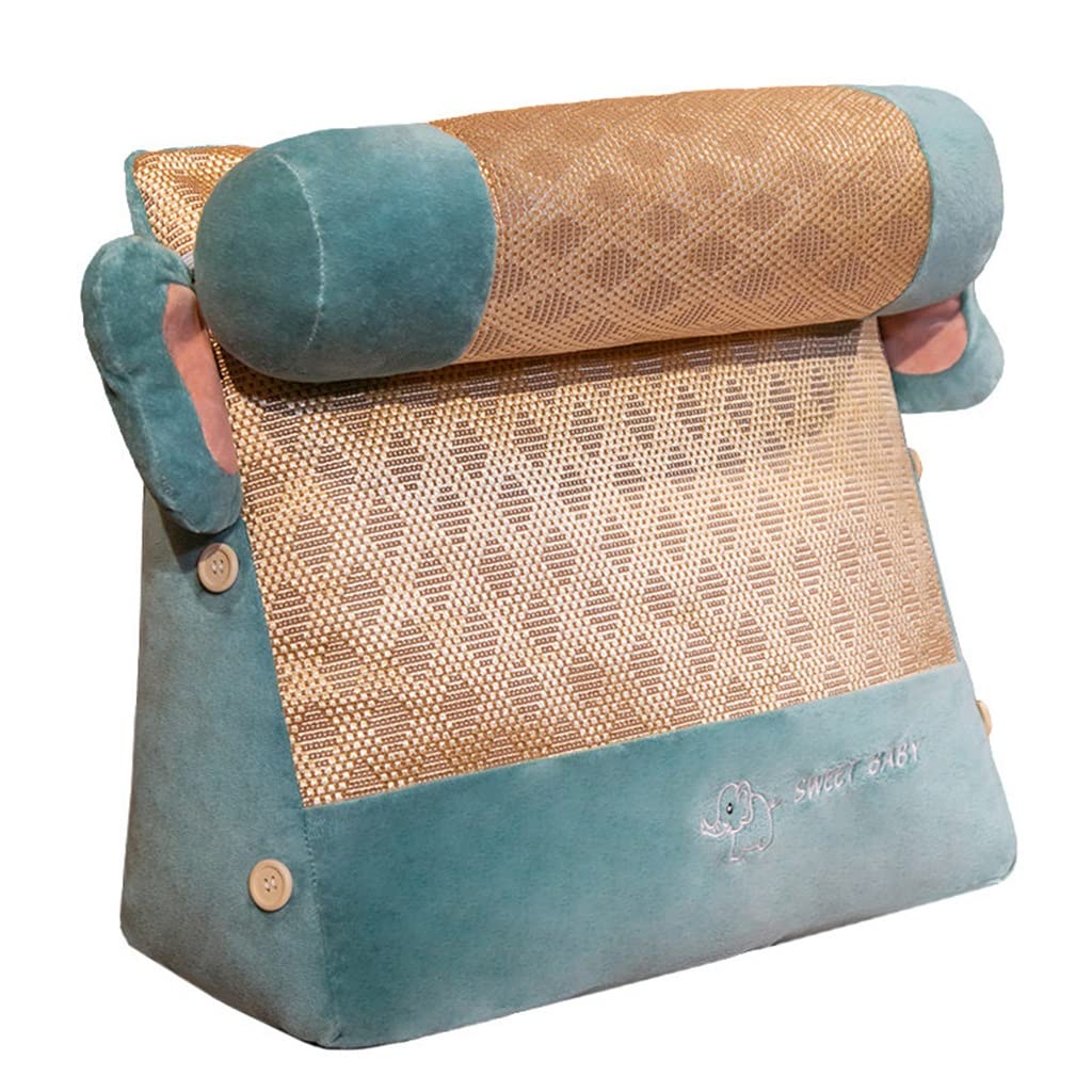 Removable Triangle Backrest Pillow for Bed, Sofa & Dorm Room