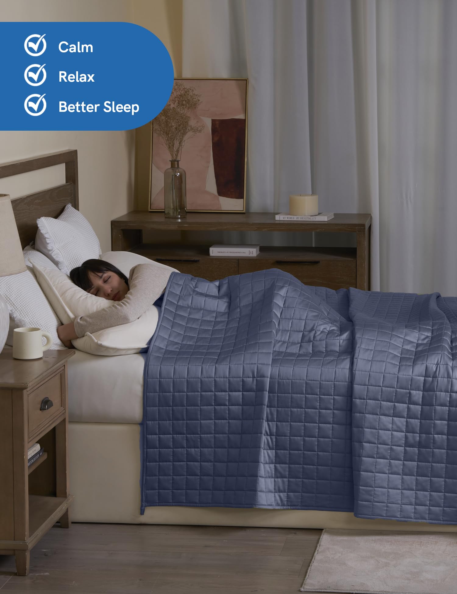 Breathable Bamboo Weighted Blanket for Comfortable Sleep