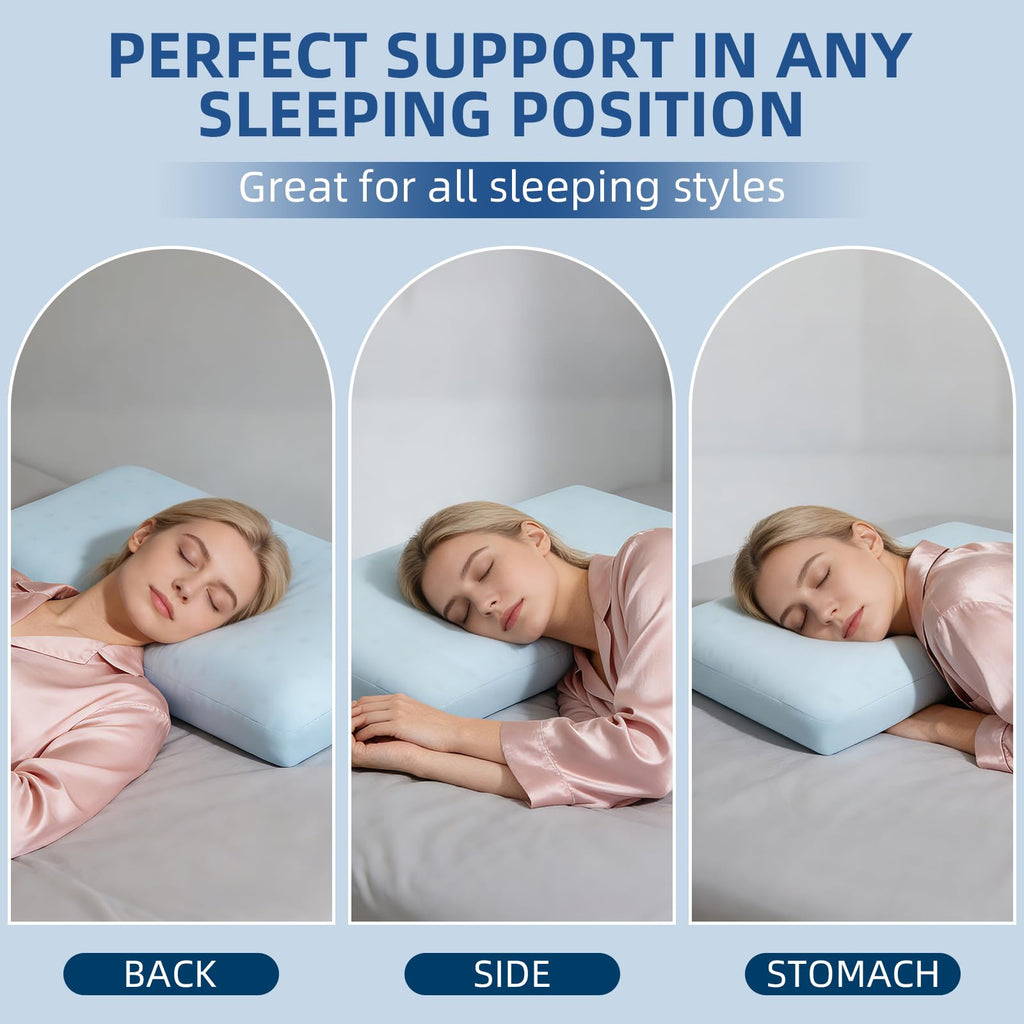 Ergonomic Memory Foam Support Pillow for Comfortable Sleep
