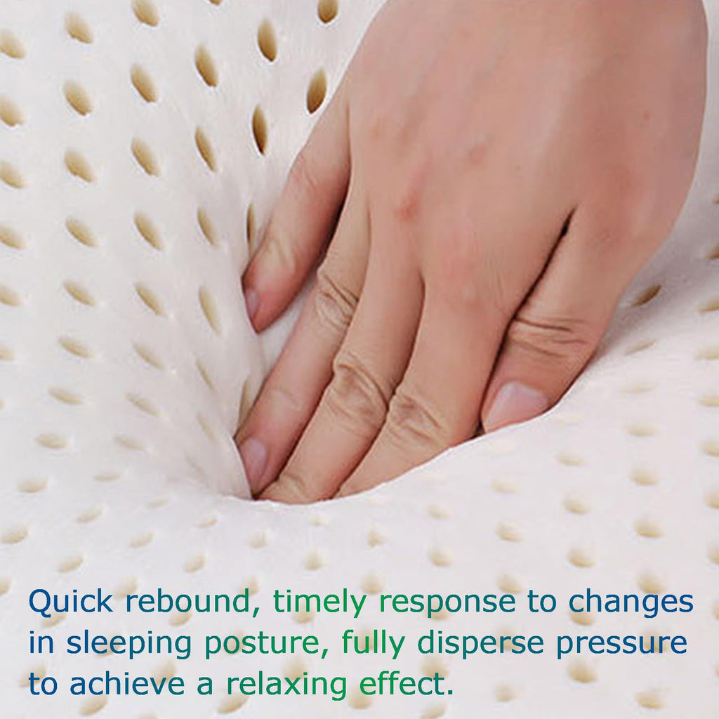6-Inch Breathable Natural Latex Mattress Topper for Twin Beds