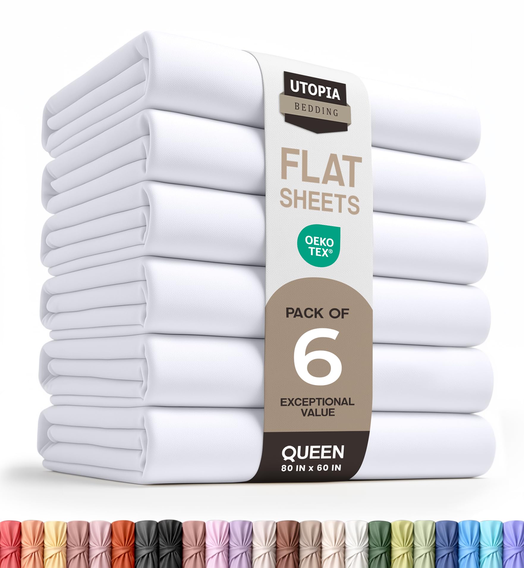 Ultra-Soft Breathable Hotel-Style Flat Bed Sheet