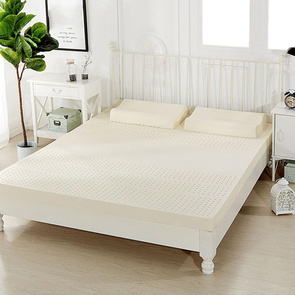 6-Inch Breathable Natural Latex Mattress Topper for Twin Beds
