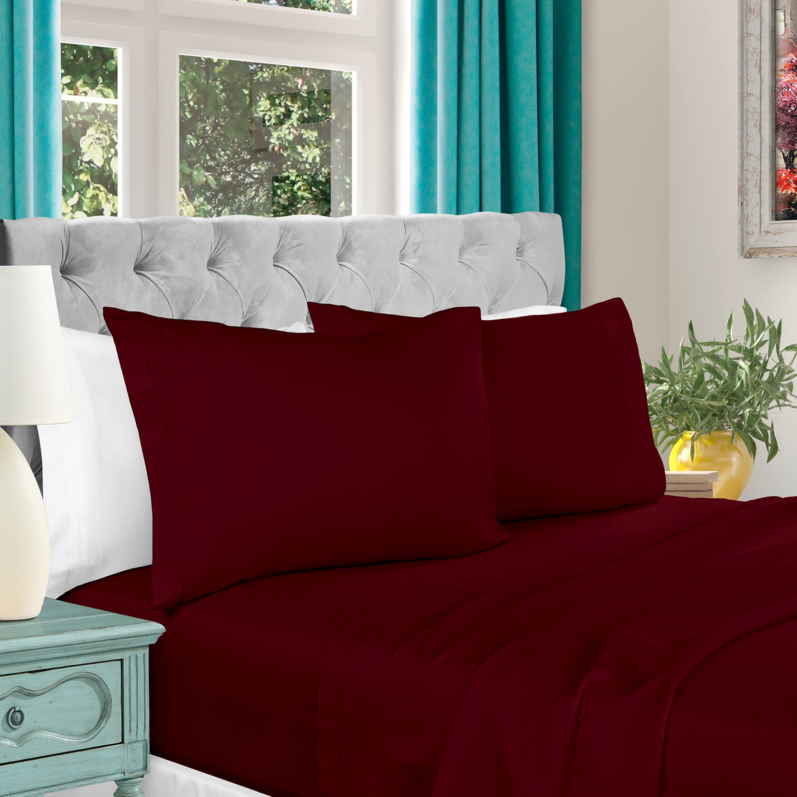 1000 Thread Count Egyptian Cotton 4-Piece Sheet Set