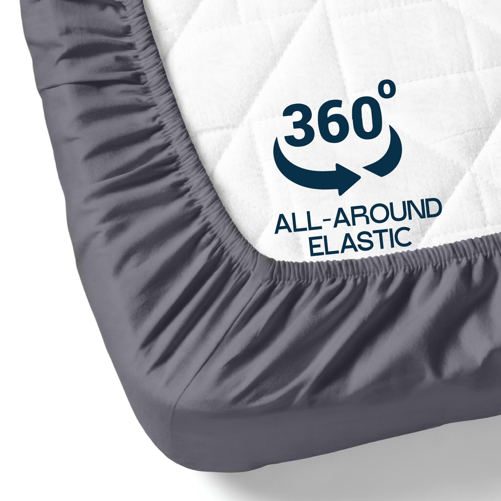 Bulk 20-Pack Queen 16-Inch Deep Pocket Hotel Fitted Sheets