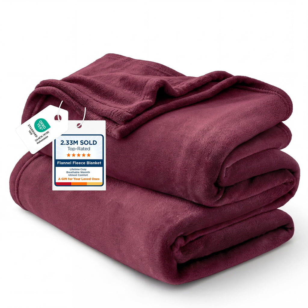 Lightweight Plush Fleece Throw Blanket for Couch and Sofa