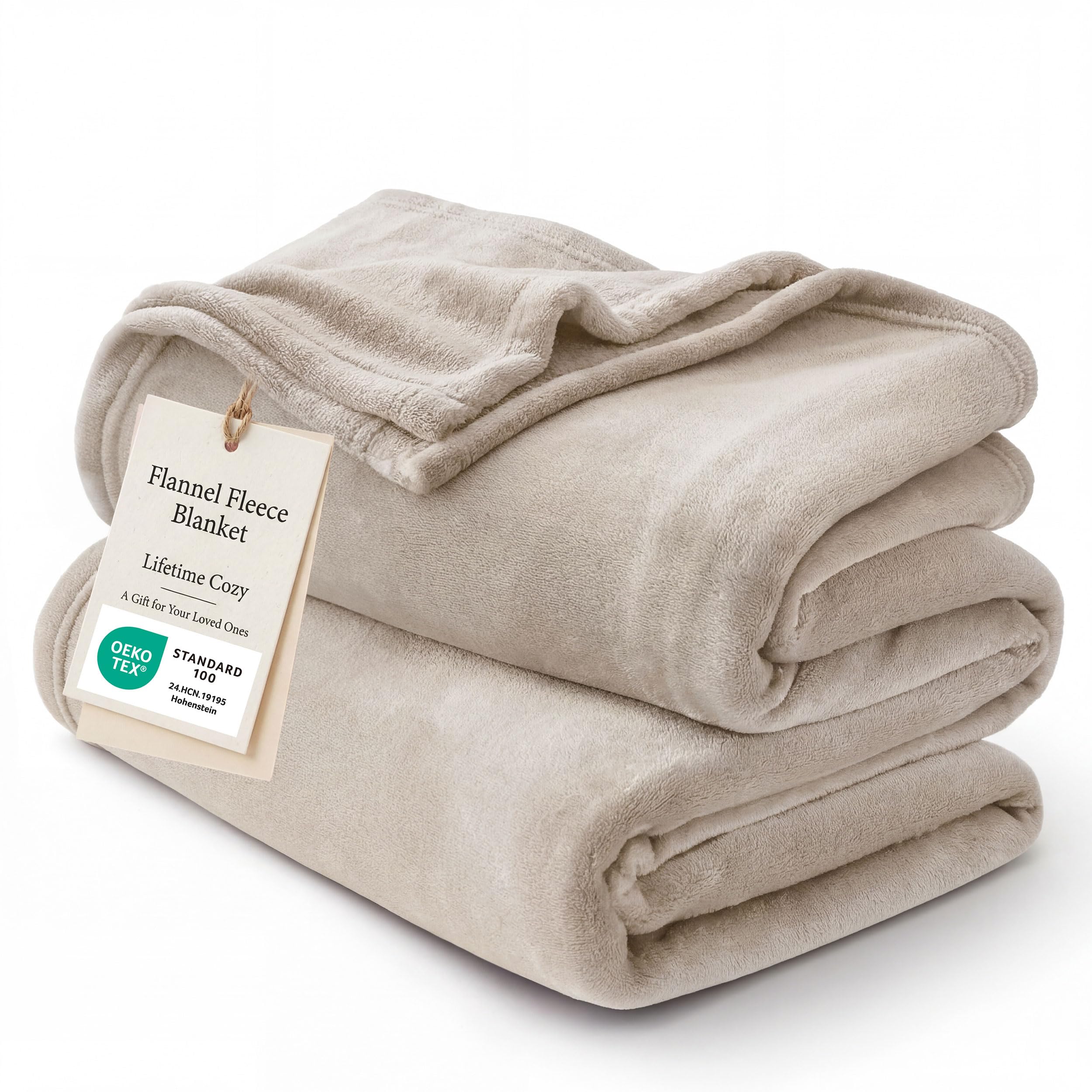 Lightweight Plush Fleece Throw Blanket for Couch and Sofa
