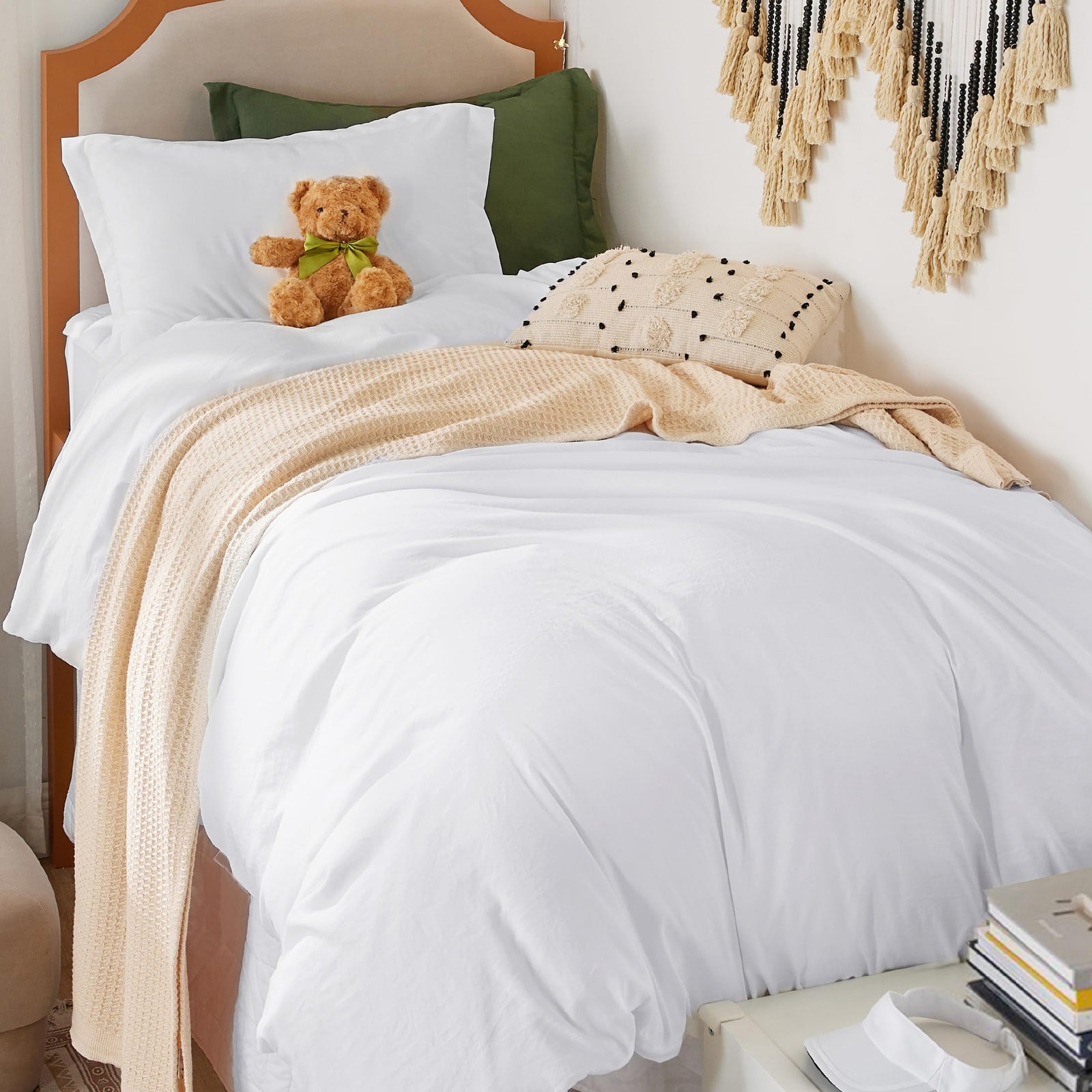 Soft Prewashed Duvet Cover Set with Zipper Closure