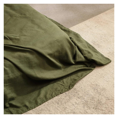 100% Flax Linen 4-Piece Deep Pocket Bed Sheet Set