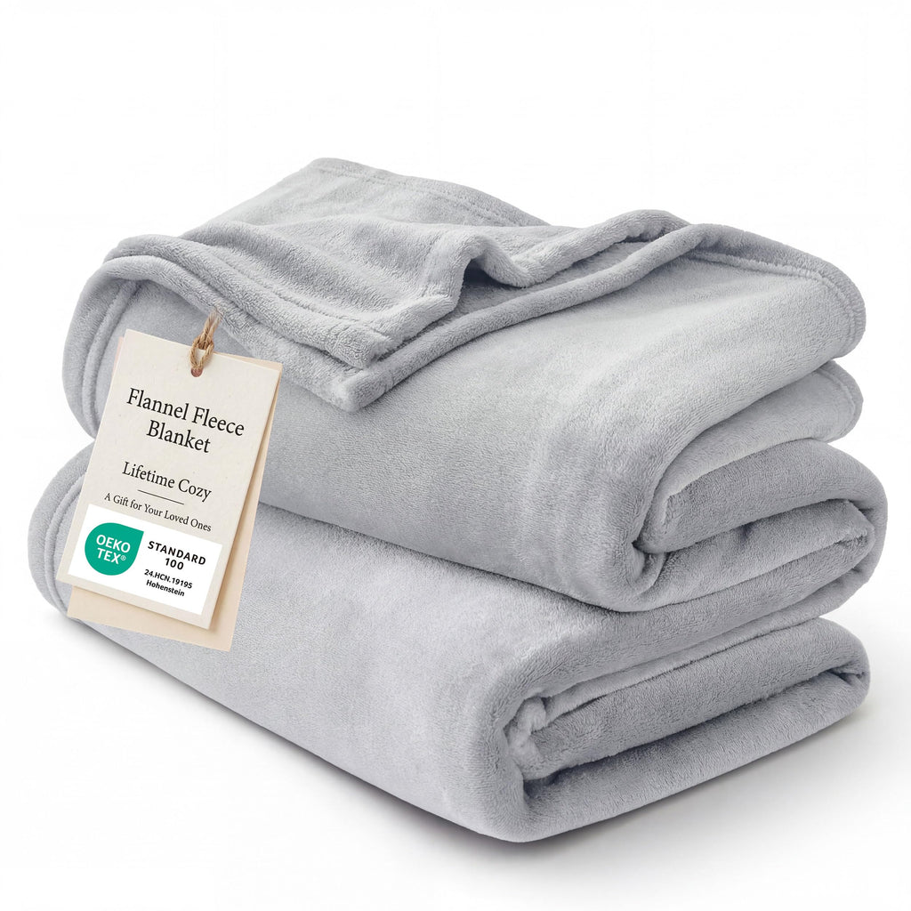 Lightweight Plush Fleece Throw Blanket for Couch and Sofa