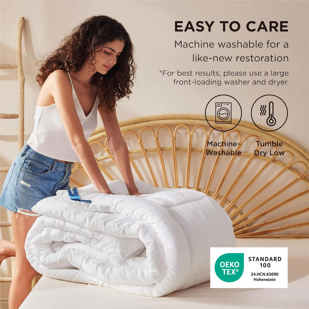 All-Season Quilted Down-Alternative Comforter Duvet Insert