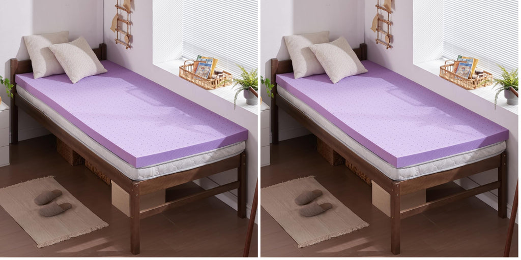 Cooling Gel Memory Foam Mattress Topper for Bed Comfort