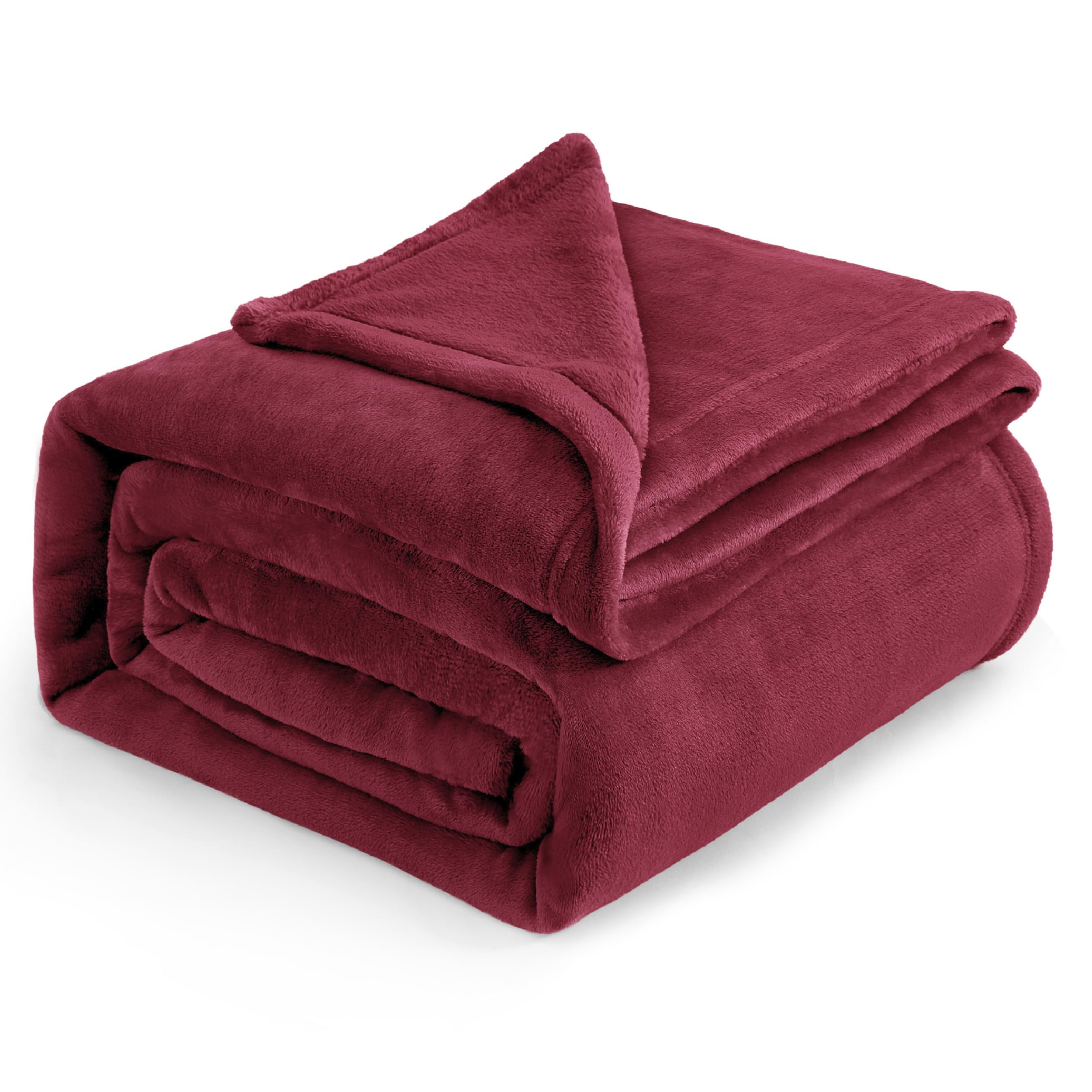 Lightweight Plush Fleece Throw Blanket for Couch and Sofa