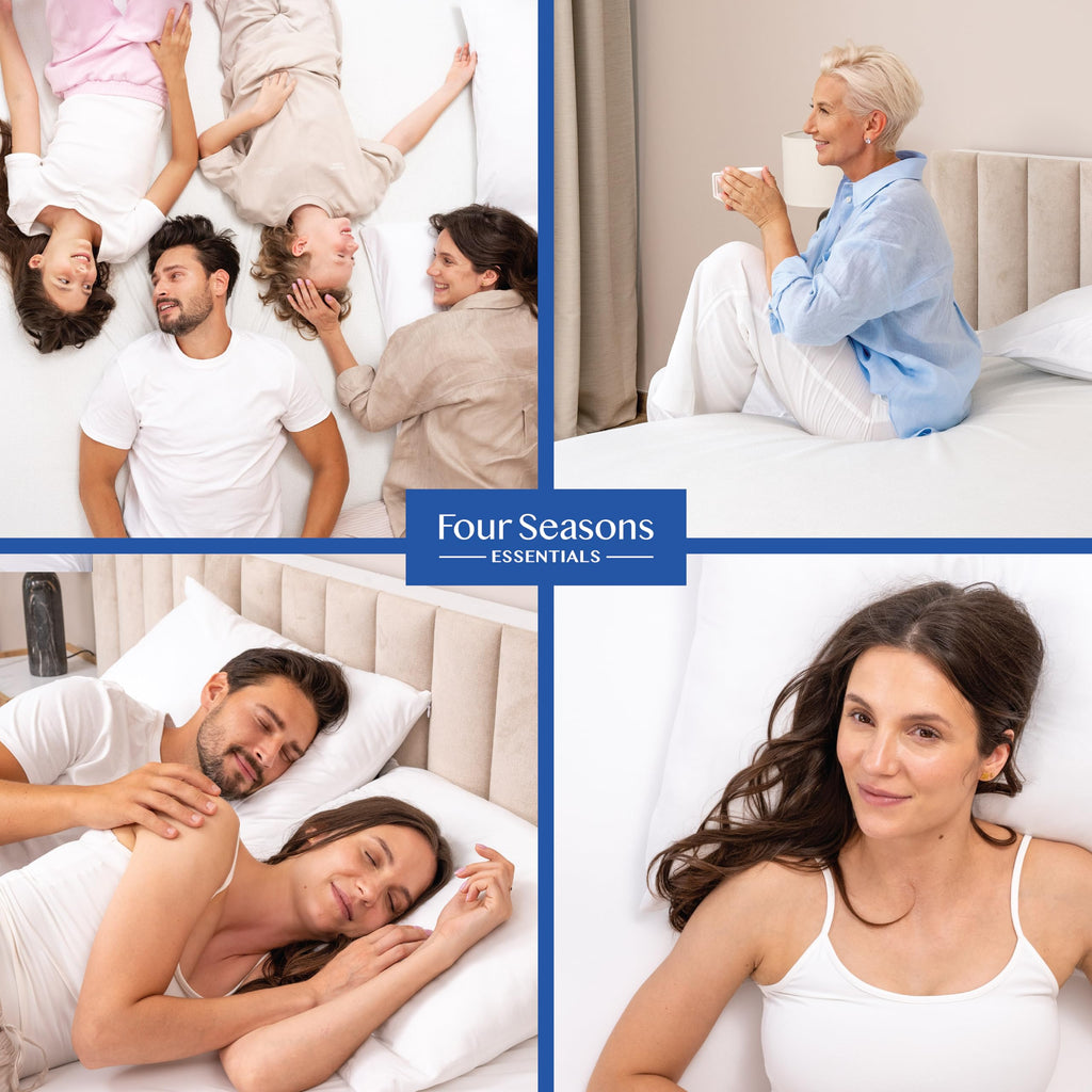 Premium Zippered Pillow Protector Covers 2-Pack