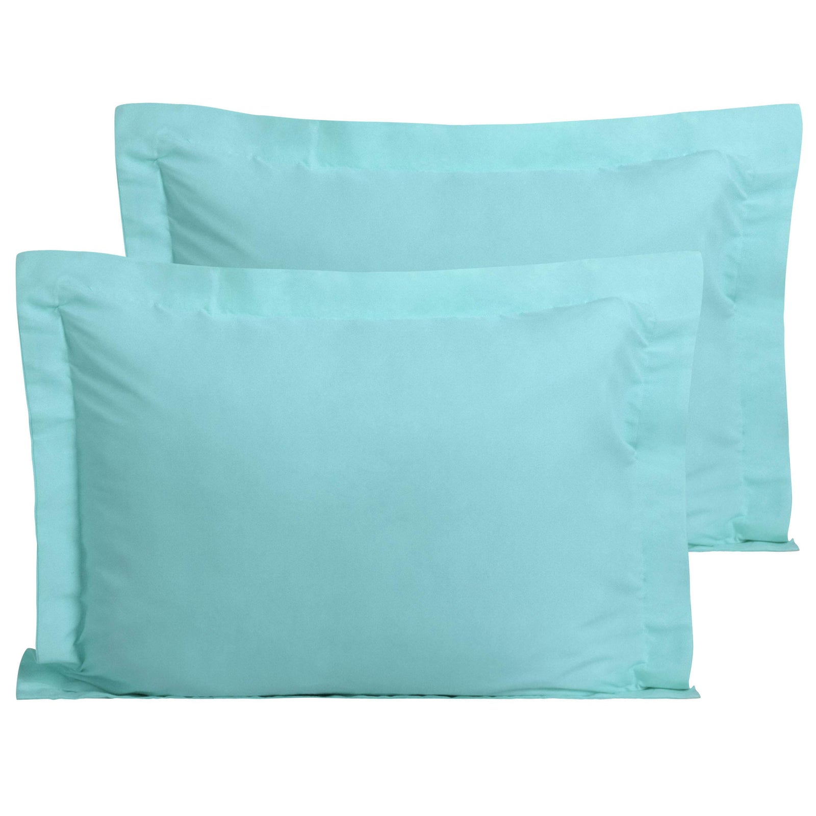 Soft Microfiber Euro Pillow Shams with Envelope Closure Set of 2