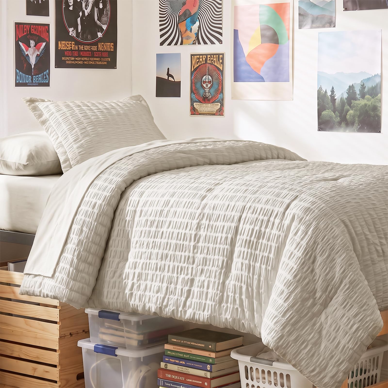 Soft Checkered Fleece Throw Blanket for Couch and Bed