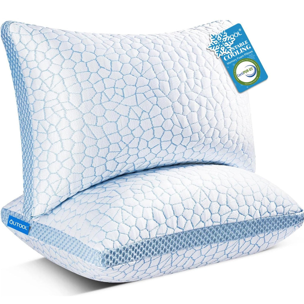 Cooling Shredded Memory Foam Pillow for Comfortable Sleep