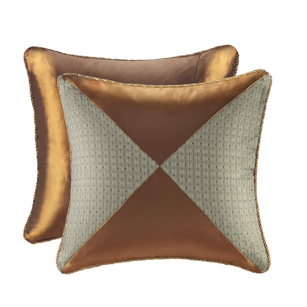 10-Piece King Jacquard Comforter Bedding Set in Brown