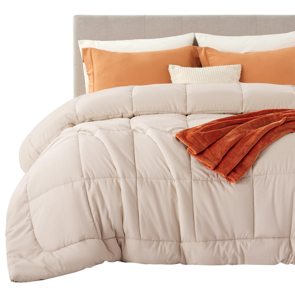 All-Season Quilted Down-Alternative Comforter Duvet Insert