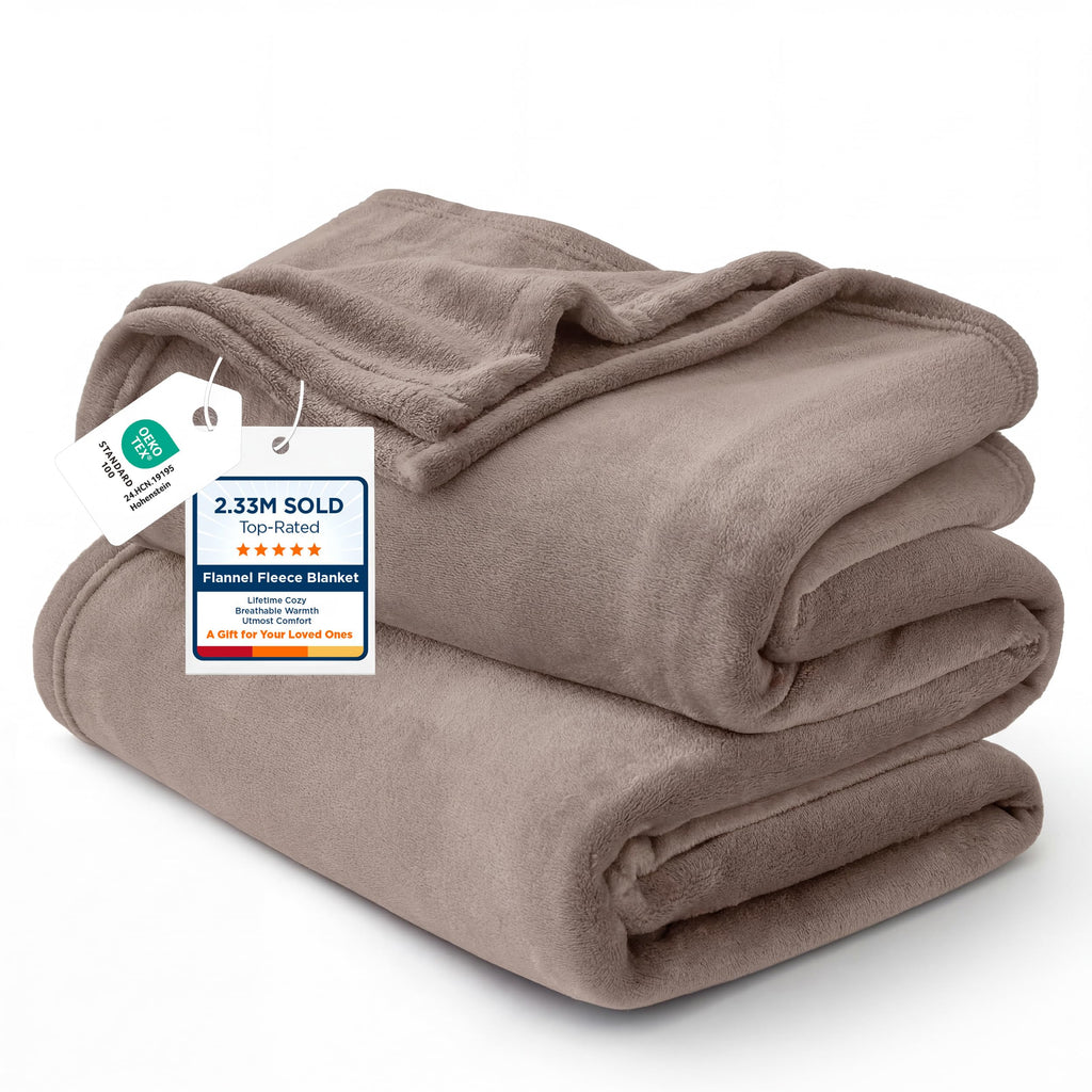 Lightweight Plush Fleece Throw Blanket for Couch and Sofa