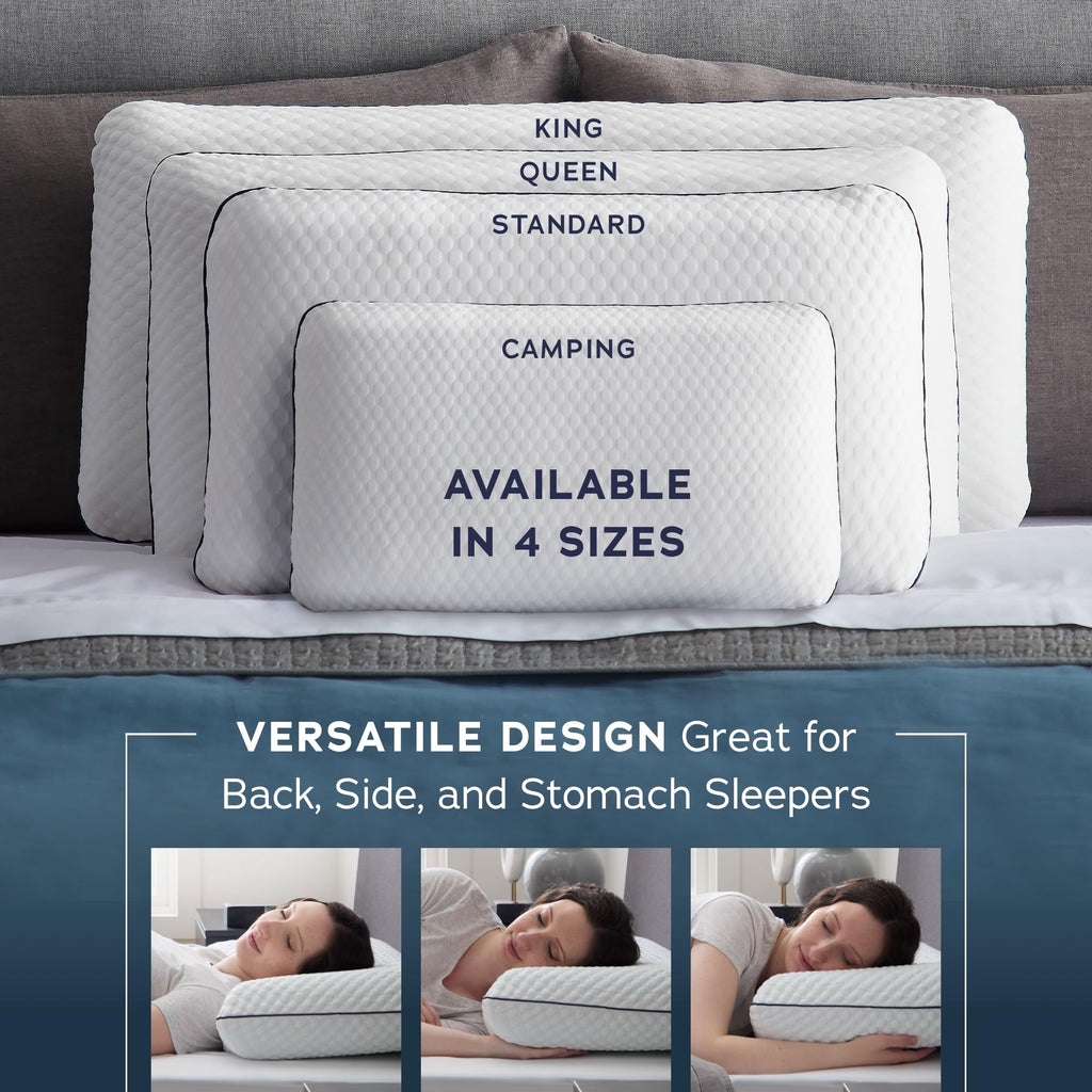 Cooling Gel Memory Foam Pillow for Comfortable Sleep