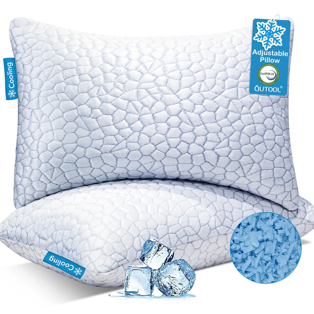 Cooling Shredded Memory Foam Pillow for Comfortable Sleep