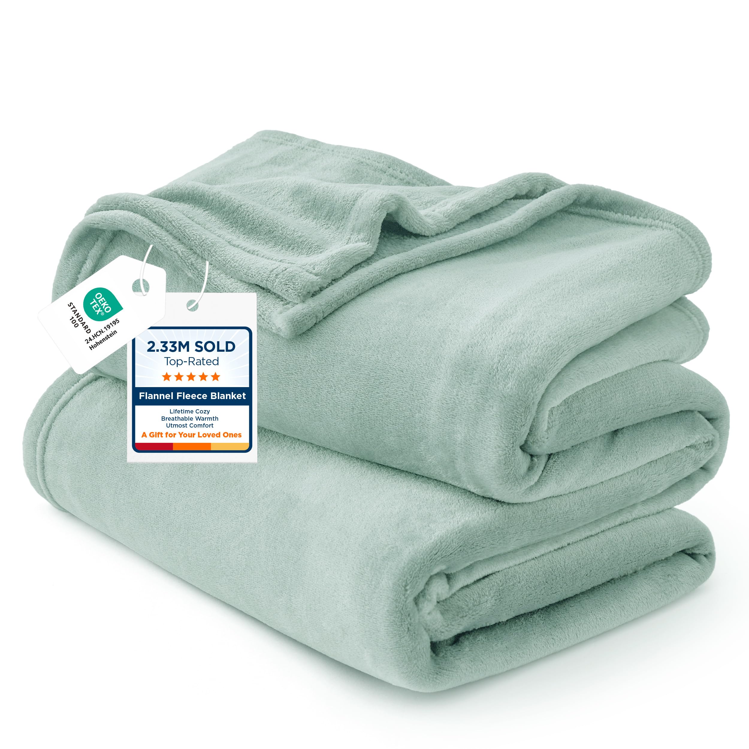 Lightweight Plush Fleece Throw Blanket for Couch and Sofa