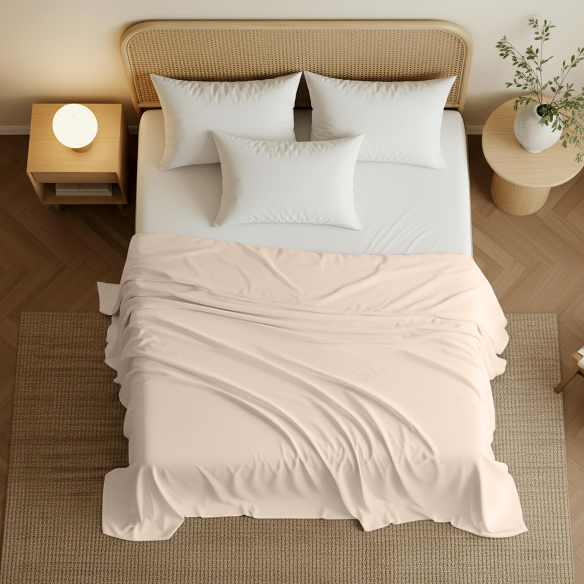 Ultra-Soft Breathable Hotel-Style Flat Bed Sheet