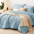 Soft Checkered Fleece Throw Blanket for Couch and Bed