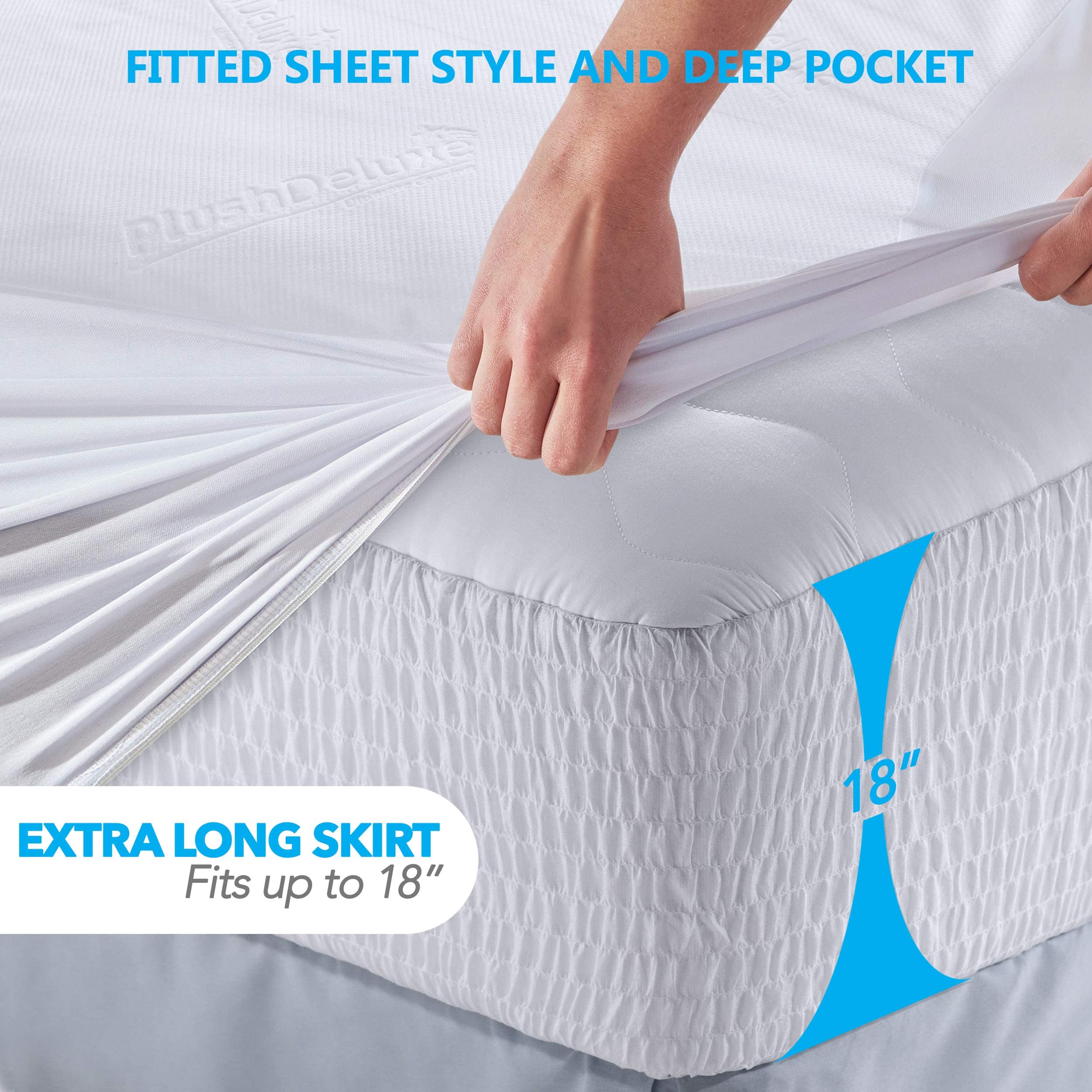 Waterproof Bamboo Breathable Premium Mattress Protector
