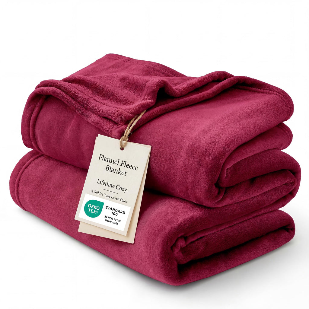 Lightweight Plush Fleece Throw Blanket for Couch and Sofa