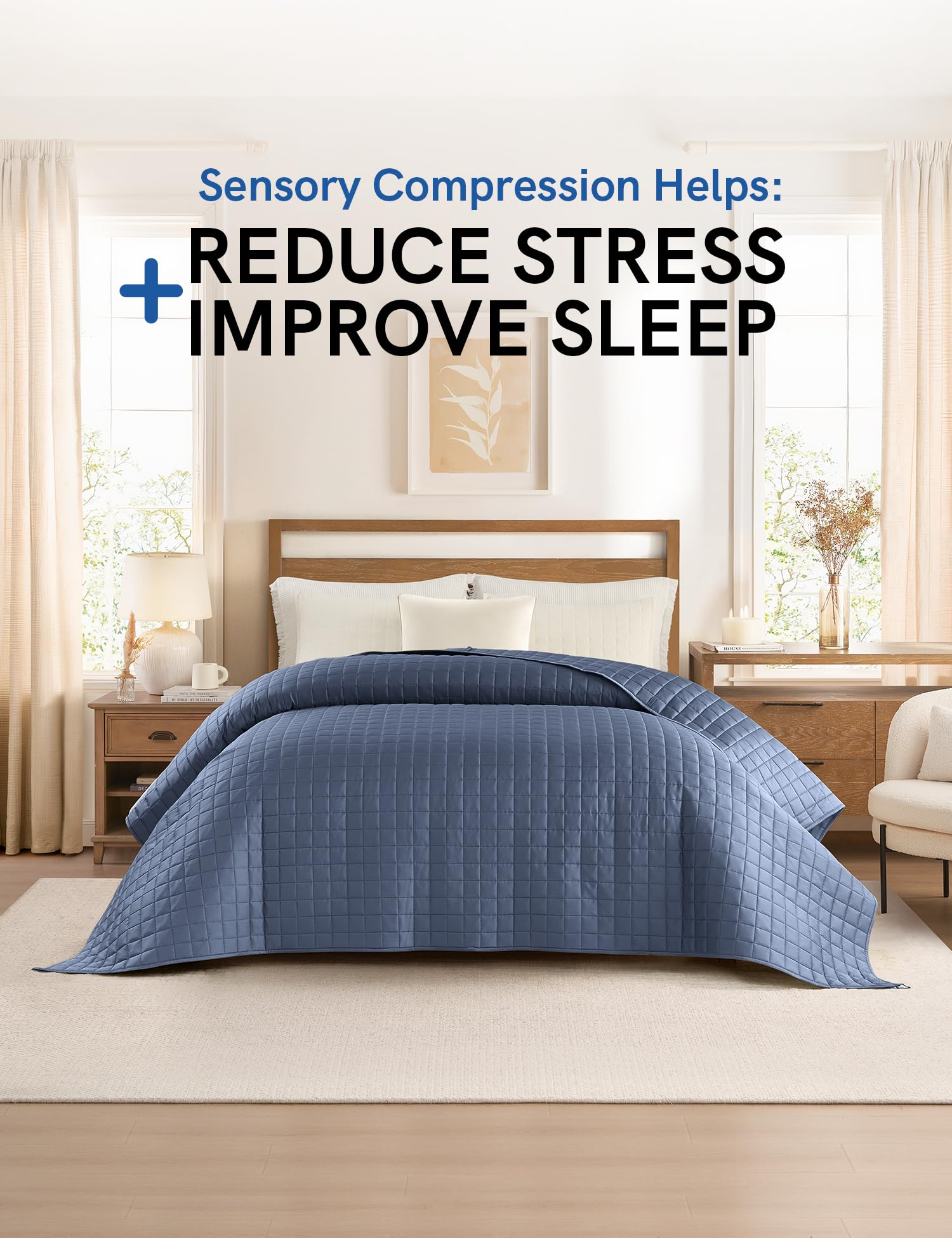 Breathable Bamboo Weighted Blanket for Comfortable Sleep