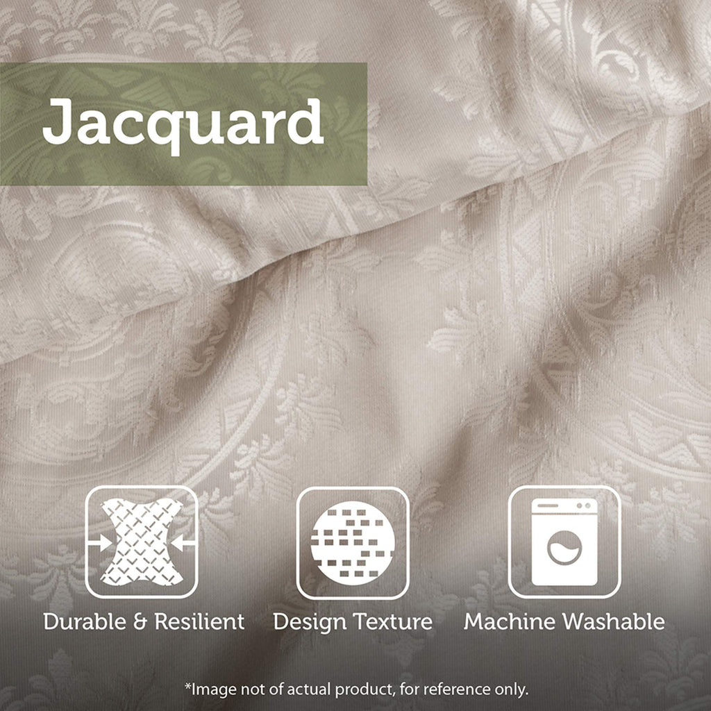 10-Piece King Jacquard Comforter Bedding Set in Brown