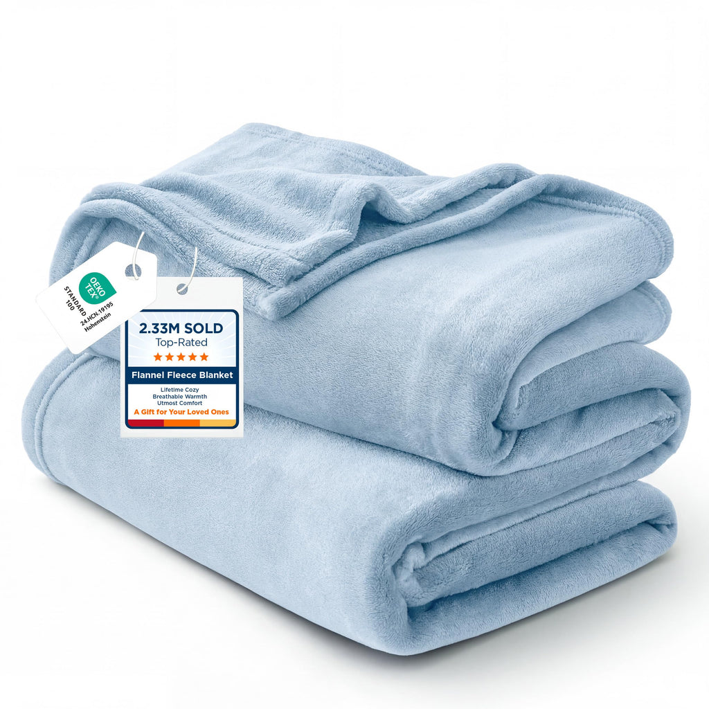 Lightweight Plush Fleece Throw Blanket for Couch and Sofa