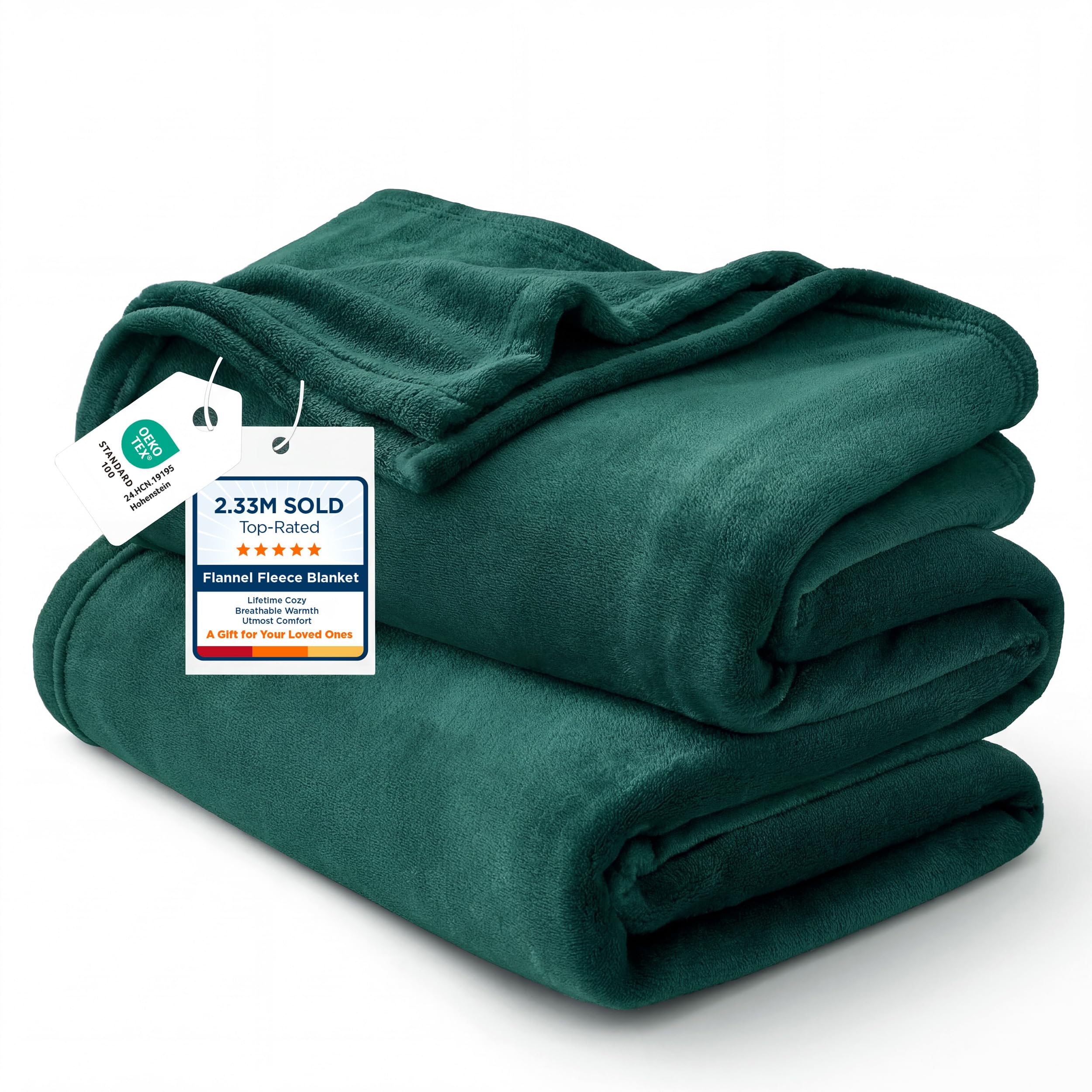 Lightweight Plush Fleece Throw Blanket for Couch and Sofa