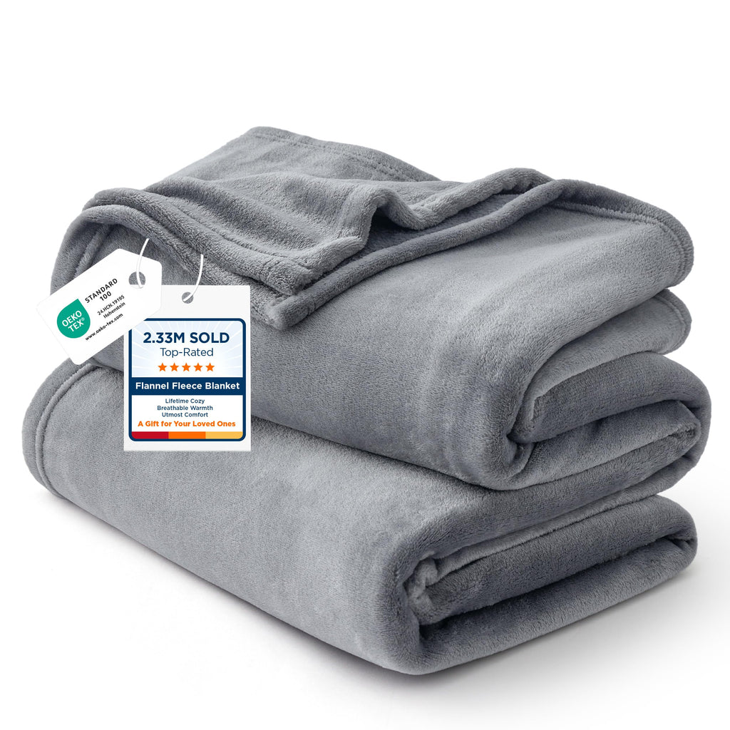 Lightweight Plush Fleece Throw Blanket for Couch and Sofa