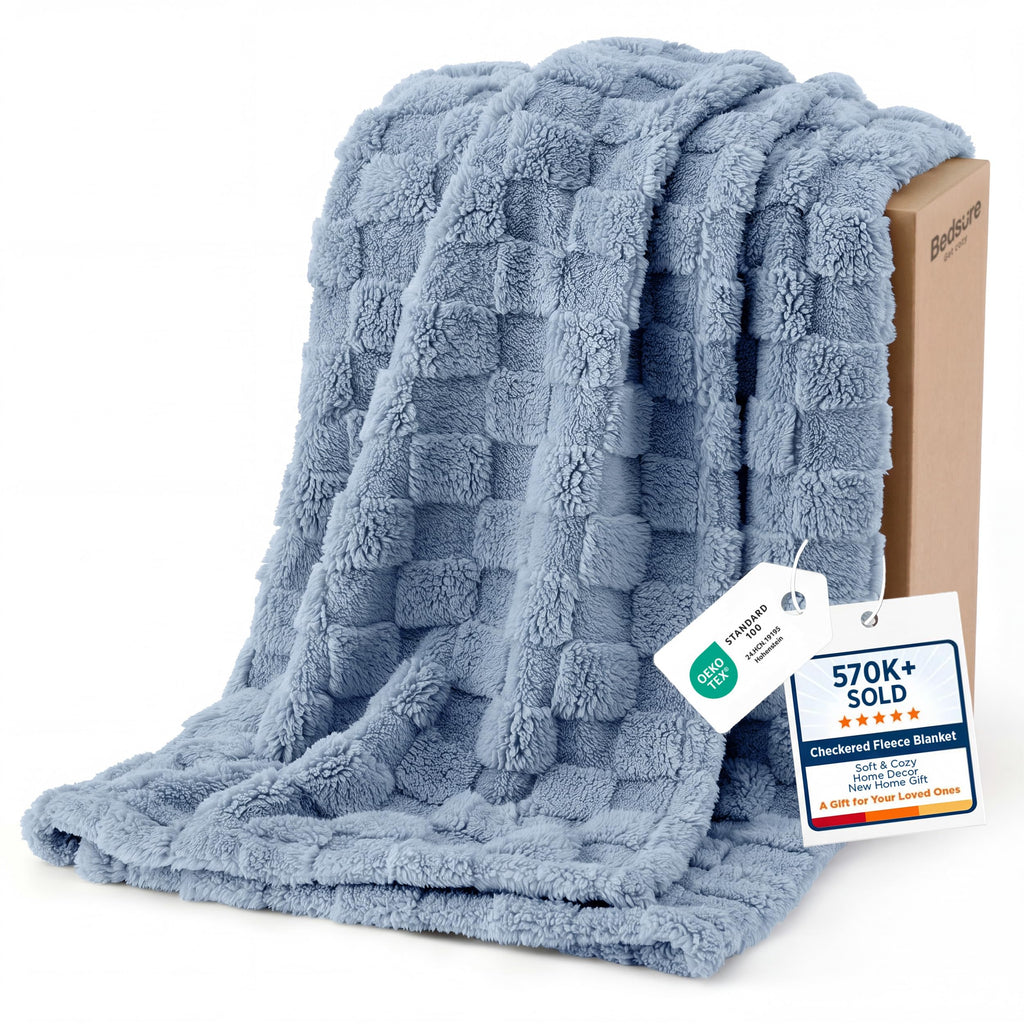 5/7-Piece Seersucker All-Season Comforter Bedding Set