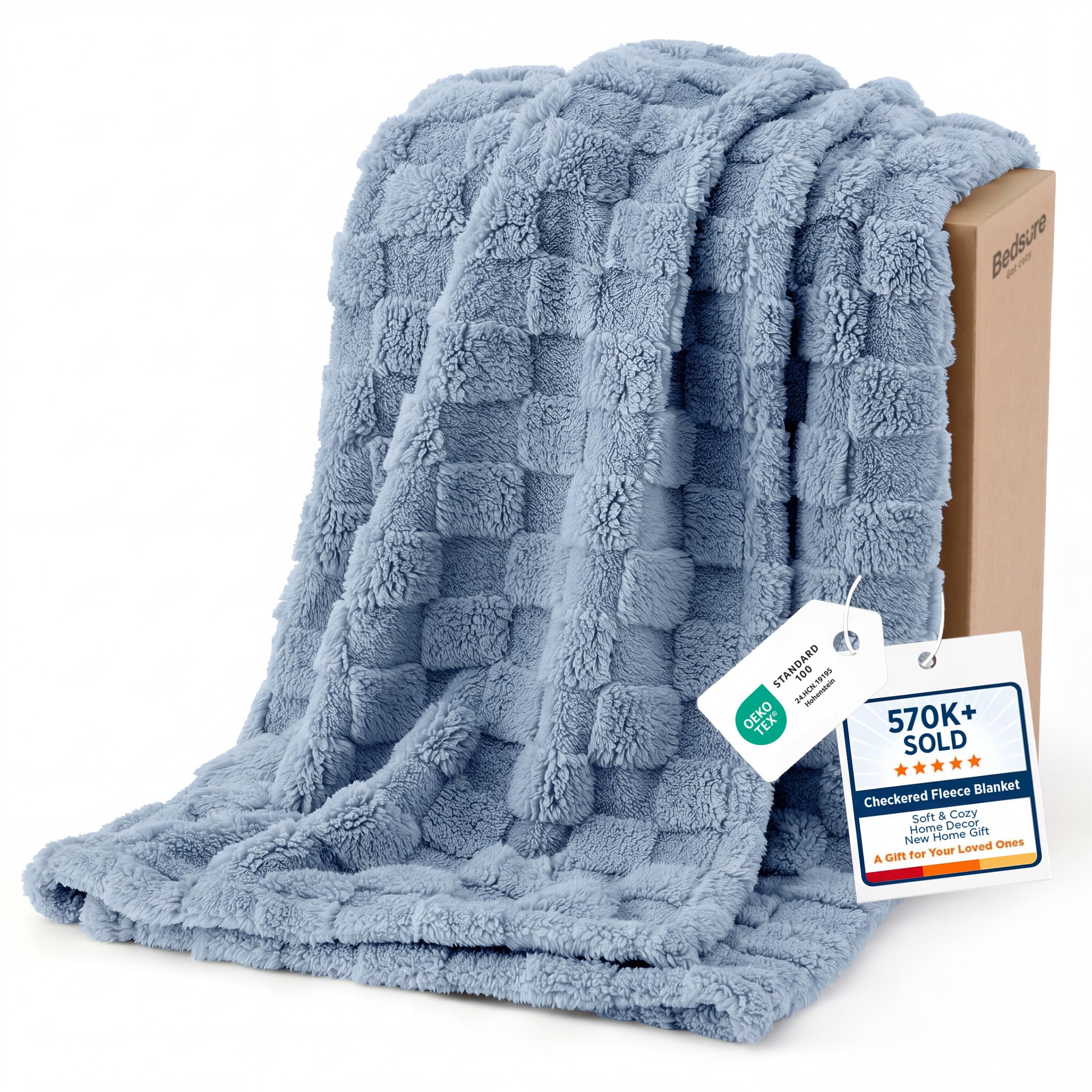 5/7-Piece Seersucker All-Season Comforter Bedding Set