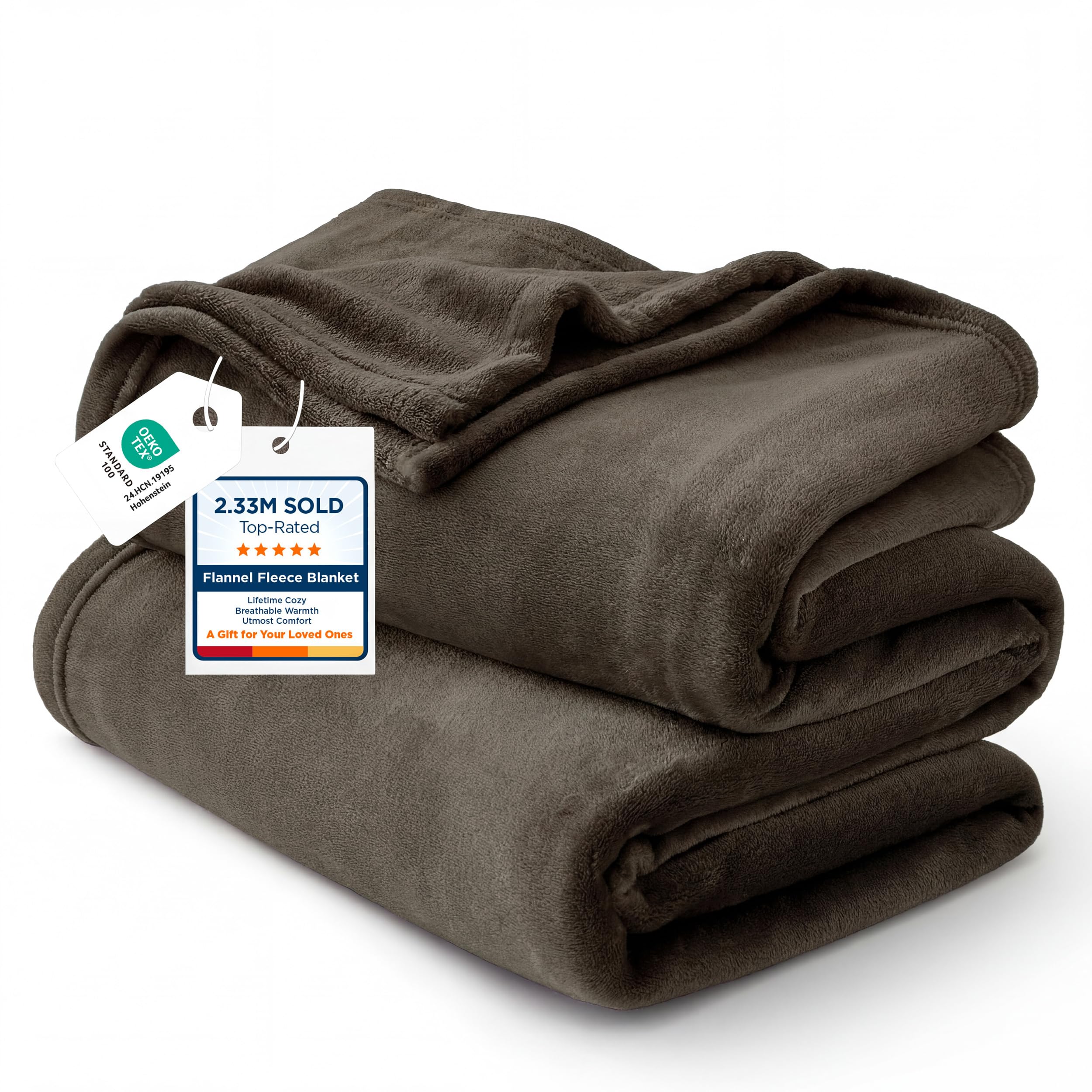 Lightweight Plush Fleece Throw Blanket for Couch and Sofa