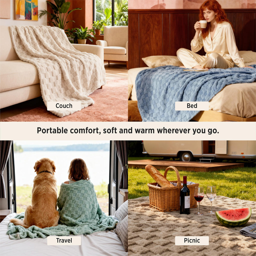 5/7-Piece Seersucker All-Season Comforter Bedding Set
