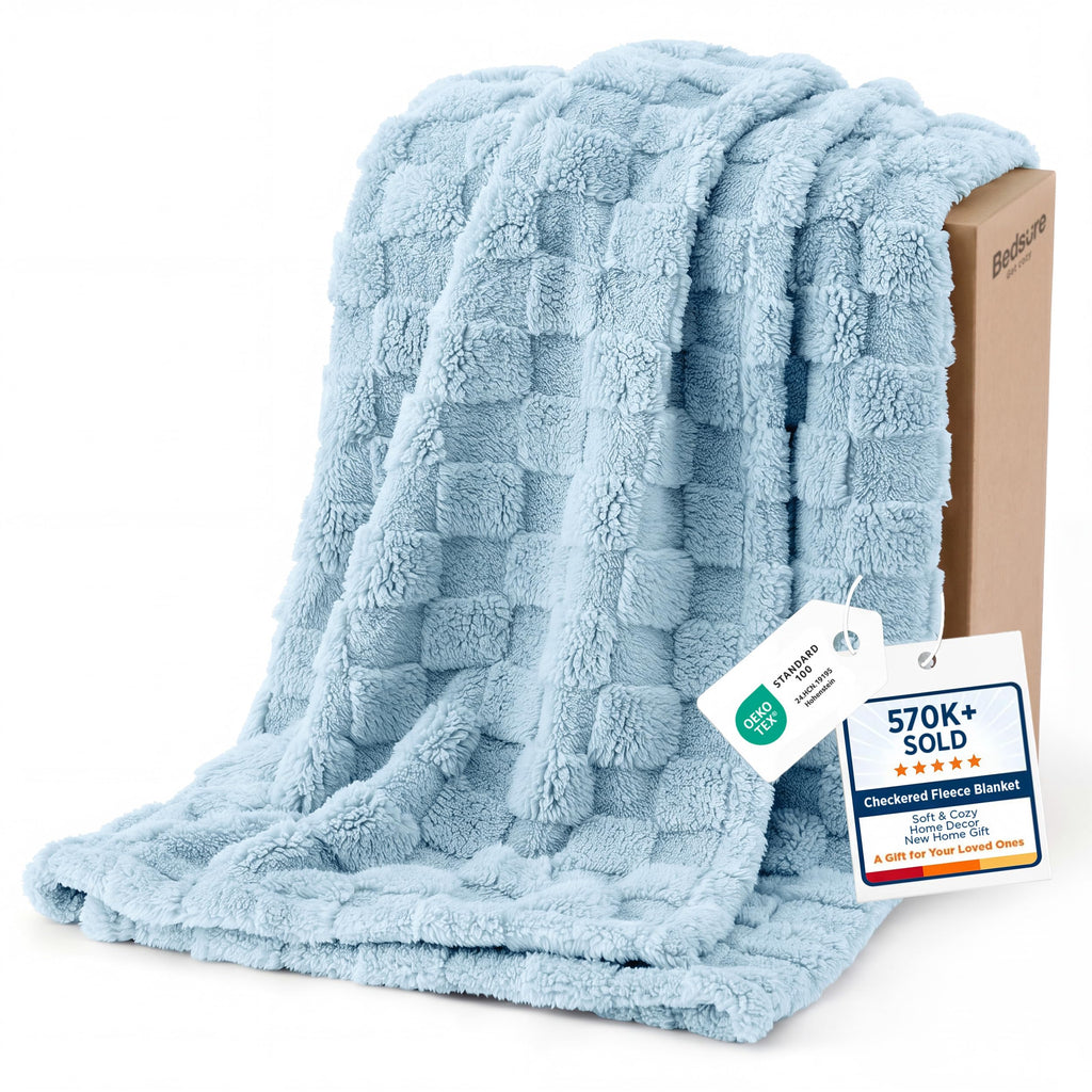 5/7-Piece Seersucker All-Season Comforter Bedding Set