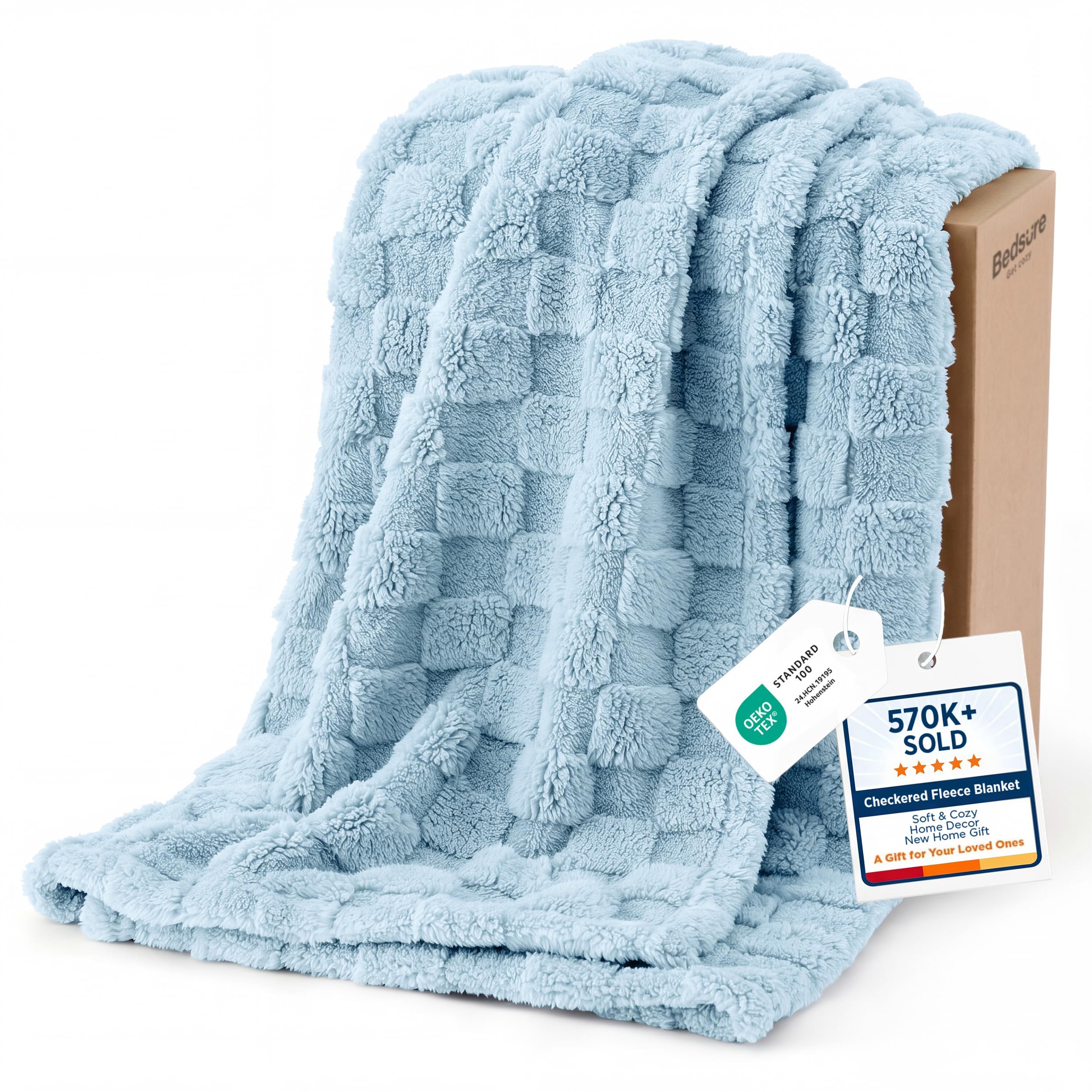 5/7-Piece Seersucker All-Season Comforter Bedding Set
