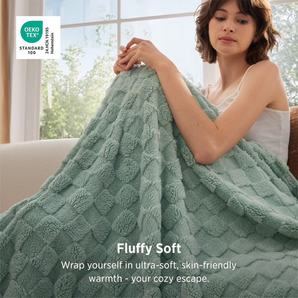 5/7-Piece Seersucker All-Season Comforter Bedding Set